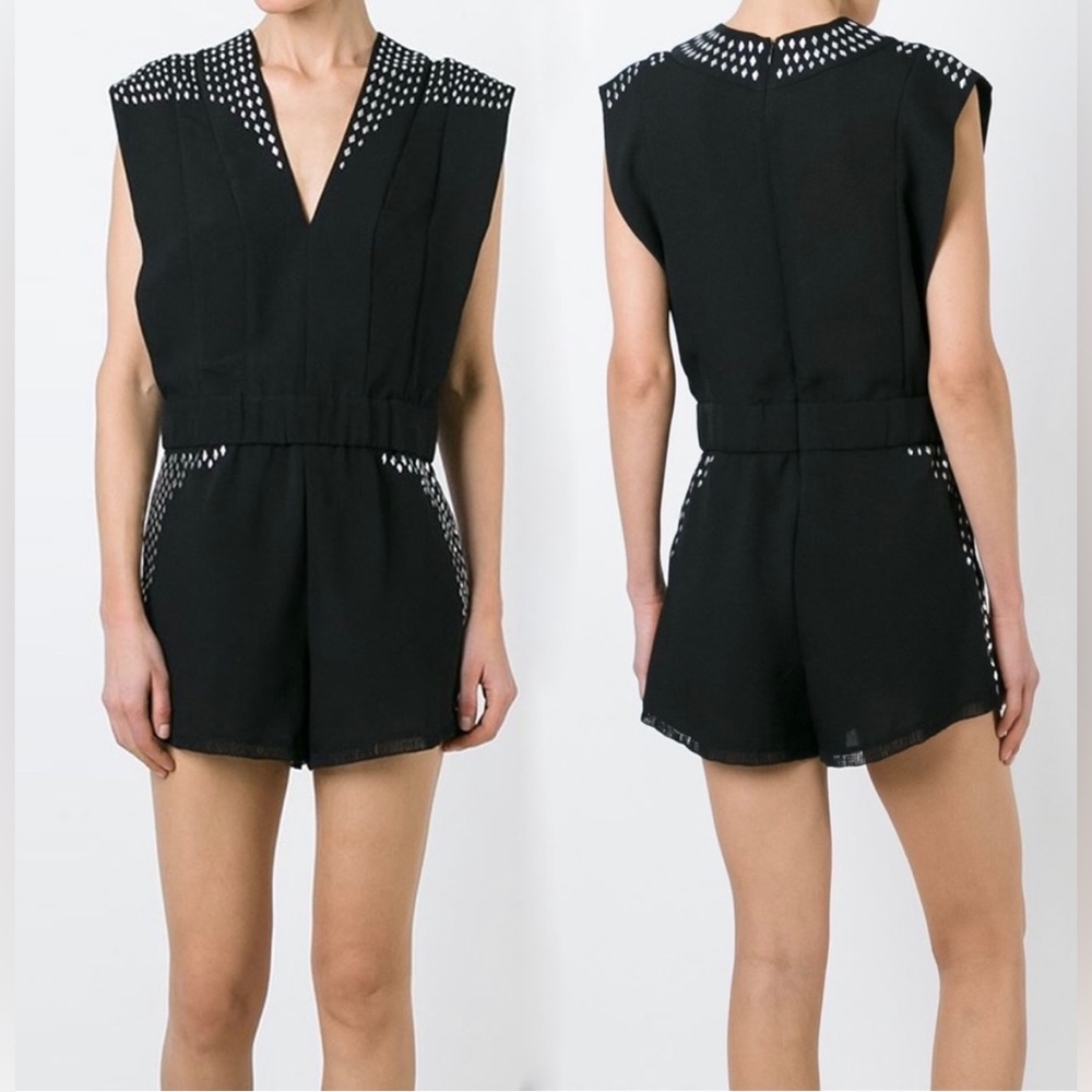 IRO
Black Studded 'jayde' Playsuit Romper/Jumpsuit